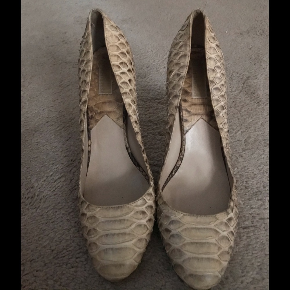 Michaels Kors Collection Python Snake Pumps - image 1
